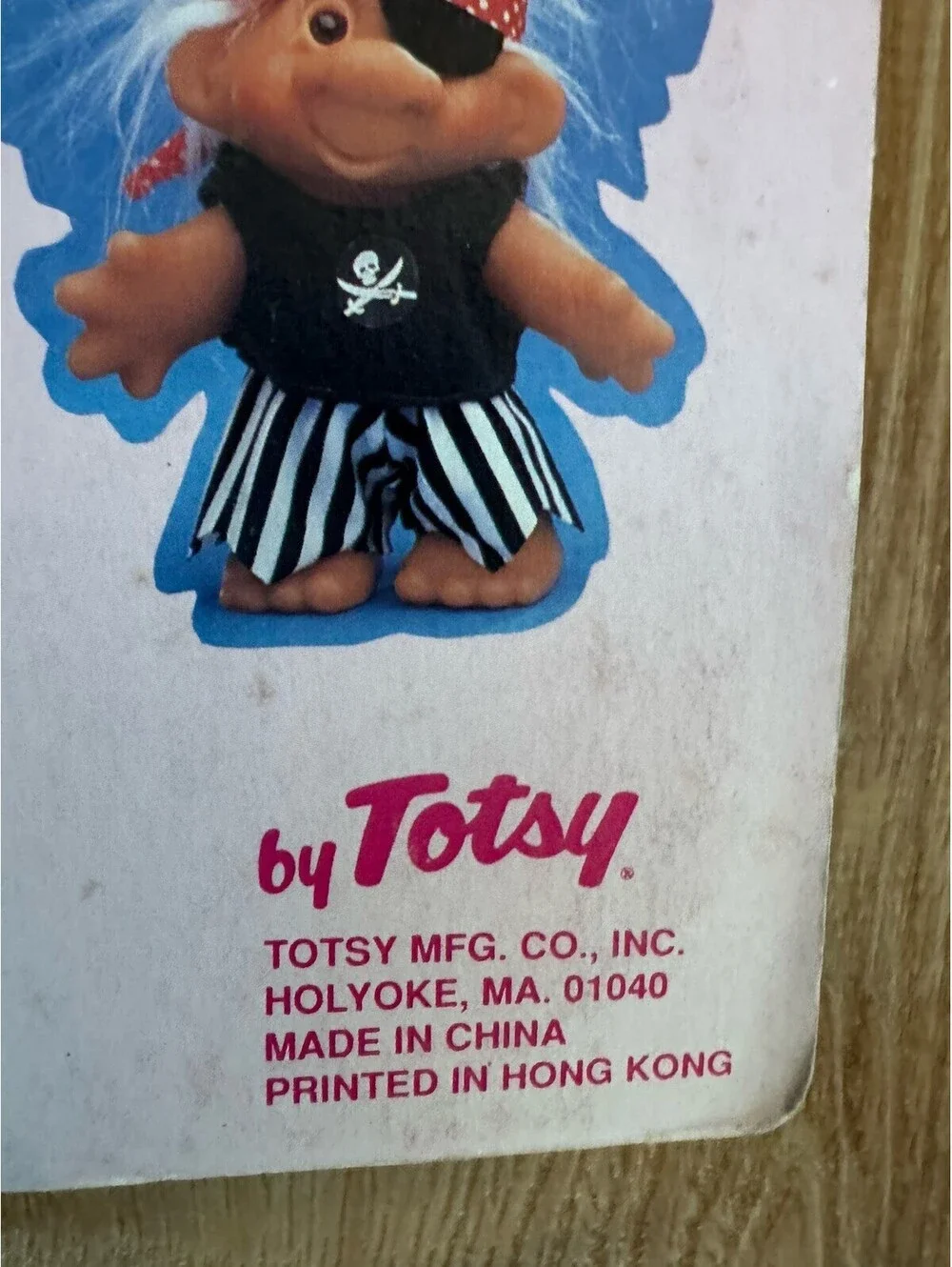 VTG Tosty Troll Wear Outfit Lot Ballerina & Pirate NOS 5-6” Troll Doll Clothes